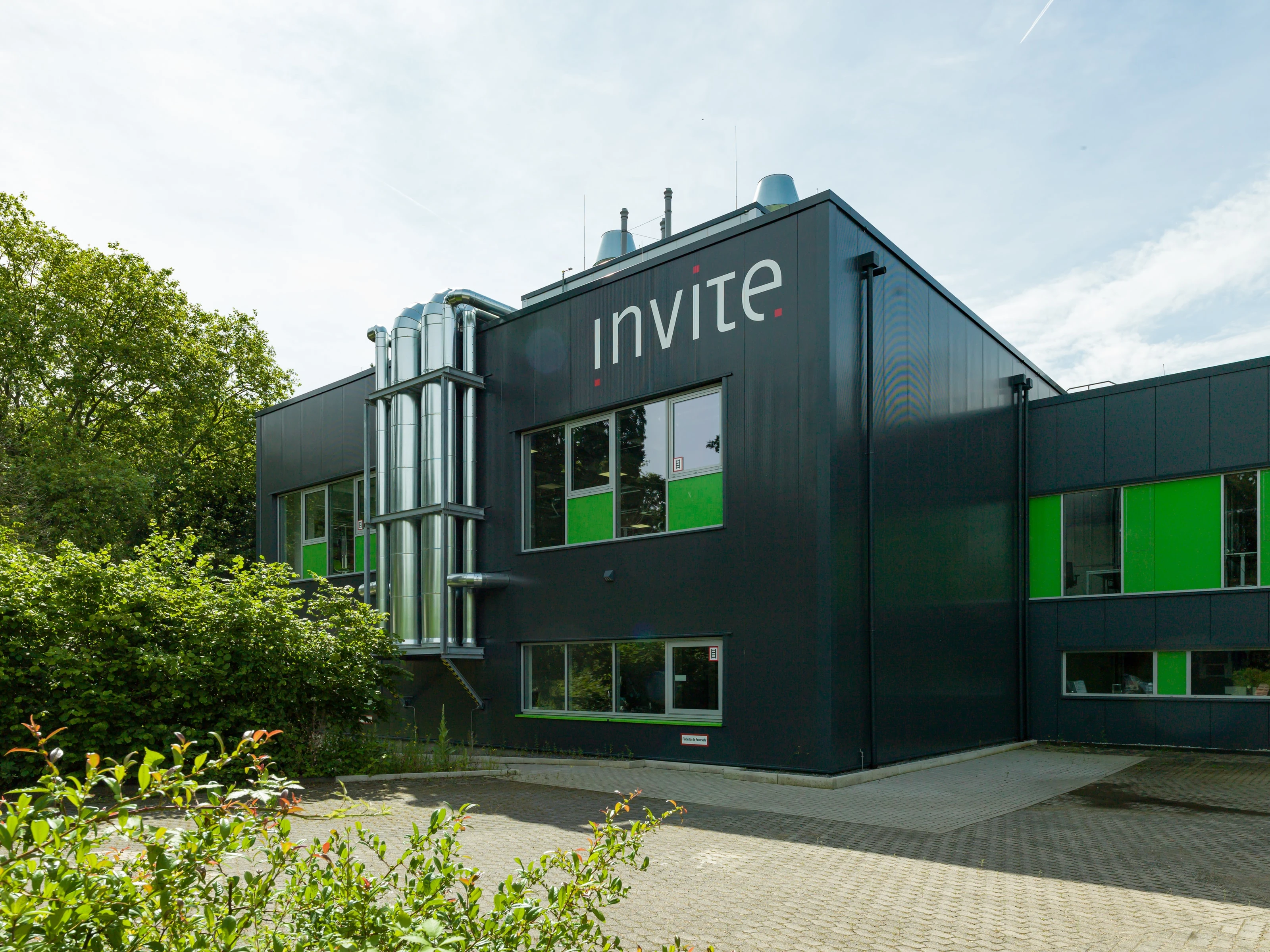 Labor- & Bürogebäude INVITE GmbH in Leverkusen – Ansicht